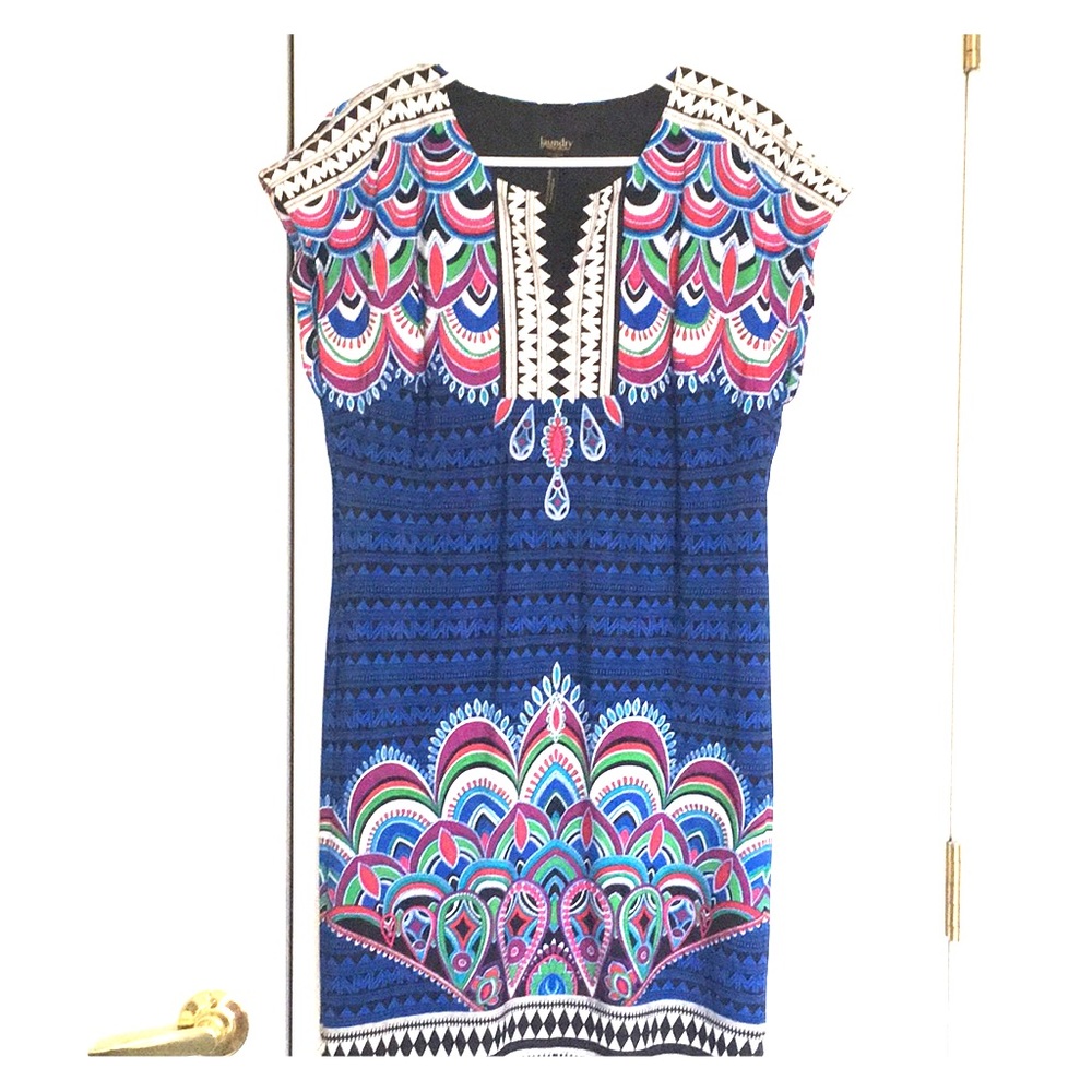 COLORFUL PRINT DRESS size S